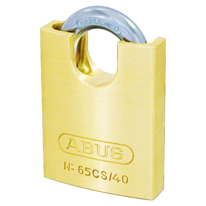 ABUS 65 Series Brass Closed Shackle Padlock