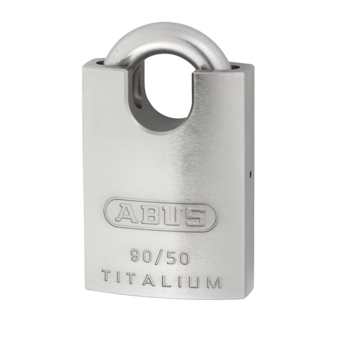 ABUS 90 Series Titalium Stainless Steel Re-Keyable Closed Shackle Padlock