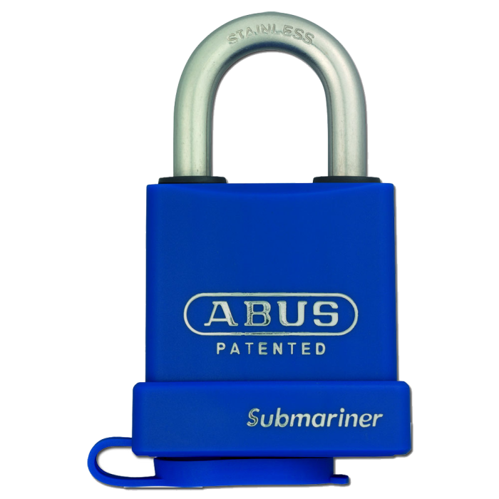 ABUS 83WPIB Series `Snowman` Submariner Marine Brass Open Stainless Steel Shackle Padlock Without Cylinder