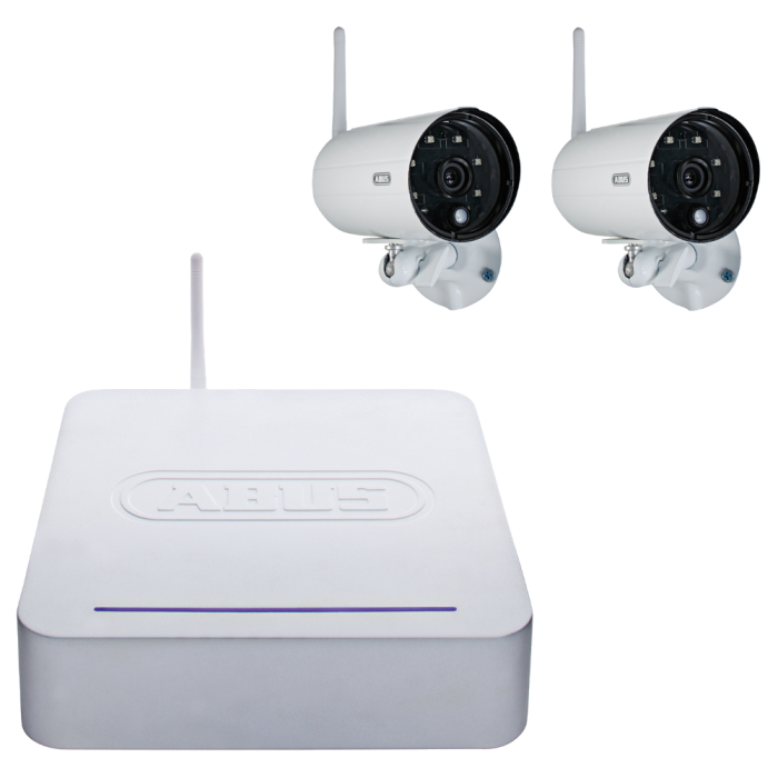 ABUS TVAC18000 Digital Wireless CCTV Kit & 2 Bullet Cameras
