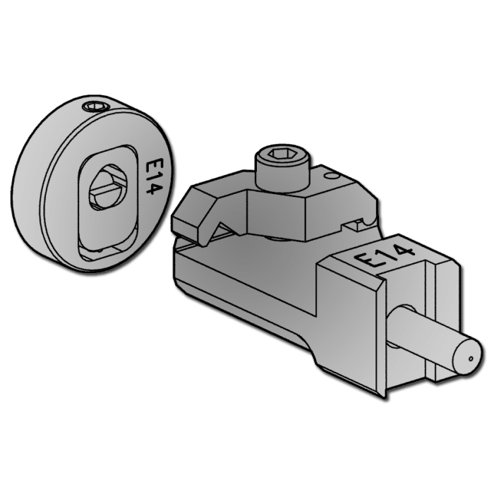 SILCA E14 Abloy Adaptor To Suit Idea Key Machine